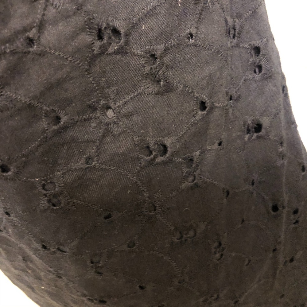 Forever black eyelet dress size small - Picture 2 of 5